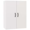 vidaXL Dulap suspendat, alb, 69,5x34x90 cm, lemn prelucrat