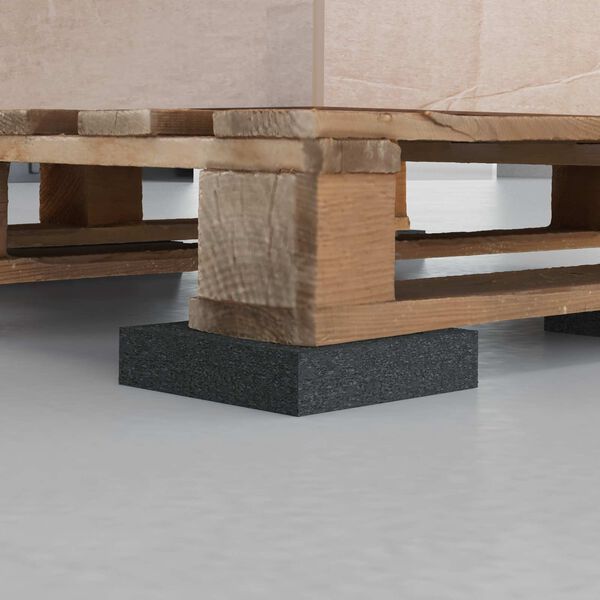 vidaXL Pad de Cauciuc Negru Cauciuc