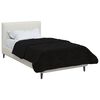 vidaXL Duvet complet pe tot parcursul anului Patos Negru 155 x 200 cm