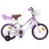 vidaXL Bicicletă pentru Copii 12 Inci pentru 2-4 ani Violet
