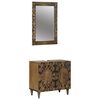 vidaXL Set de mobilier pentru baie 2 pcs Maro Lemn de mango solid