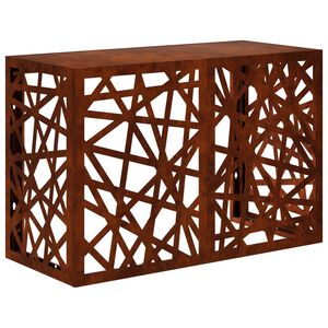 vidaXL Husă pentru aer condiționat Ruginit 90 x 40 x 60 cm