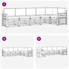 vidaXL Seturi de canapele 6 pcs Natural și Crem Lemn Solid de Acacia