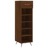 vidaXL Pantofar, stejar maro, 30x35x105 cm, lemn compozit