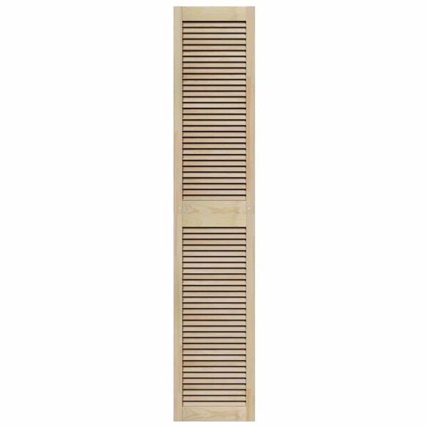 vidaXL Ușă de Dulap natural 201 x 2,1 x 39,5 cm Lemn de pin masiv