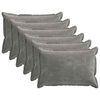 vidaXL Husă pentru pernă 6 pcs HOUTEN Gri &icirc;nchis 40 x 60 cm
