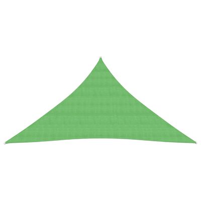 vidaXL Pânză parasolar, verde deschis, 3x4x4 m, HDPE, 160 g/m²