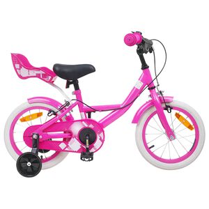 vidaXL Bicicletă pentru Copii 12 Inci pentru 2-4 ani Roz