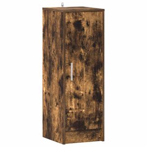 vidaXL Pantofar, stejar fumuriu, 32x35x92 cm, lemn prelucrat