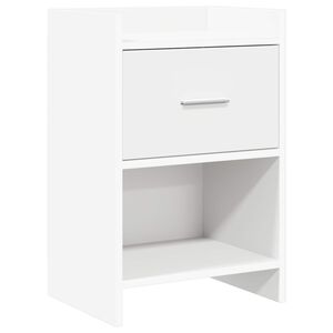 vidaXL Mese de noptieră Alb 40 x 30 x 60 cm Lemn prelucrat