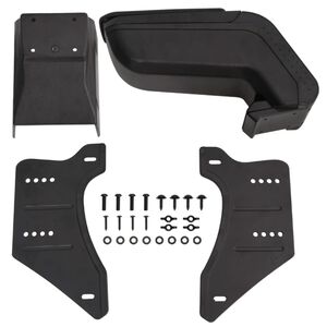 vidaXL Cotieră auto universală negru 14x30x(32-48,5) cm ABS