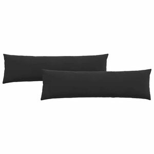 vidaXL Perne pentru canapea 2 pcs Negru 145 x 40 cm