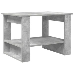 vidaXL Masă de cafea Gri din beton 72 x 50 x 50 cm Lemn prelucrat