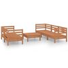 vidaXL Set mobilier de grădină, 6 piese, maro miere, lemn masiv de pin