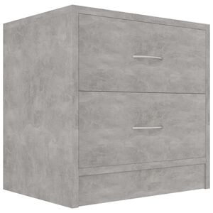 vidaXL Noptieră, gri beton, 40x30x40 cm, lemn prelucrat