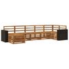 vidaXL Set canapea sectională 7 pcs natural