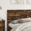 vidaXL Tăblie cap cu headboard Stejar fumuriu 200 cm Lemn compozit