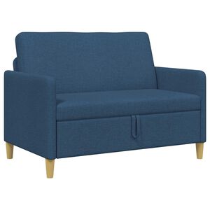 vidaXL Sofa cu Spațiu de Depozitare albastru 122 x 78 x 87 cm