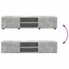 vidaXL Set comodă TV cu sertar FLORIN Gri din beton Lemn compozit