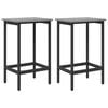 vidaXL Scaun de bar 2 buc. Sonoma gri 40 x 32 x 64 cm Lemn prelucrat