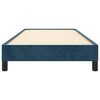 vidaXL Cadru de pat fără saltea, albastru &icirc;nchis, 90x190 cm, catifea