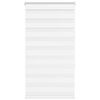 vidaXL Jaluzea tip zebra alb lățime țesătură 85,9 cm poliester