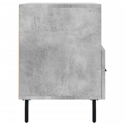 vidaXL Comodă TV, gri beton, 80x36x50 cm, lemn compozit
