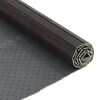 vidaXL Covor dreptunghiular, maro închis, 60x400 cm, bambus