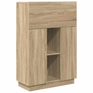 vidaXL Birou Stejar Sonoma 71.5 x 31.5 x 106.5 cm Lemn prelucrat