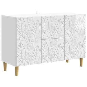 vidaXL Bufet Alb foarte lucios 89 x 34,5 x 60 cm Lemn prelucrat