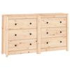 vidaXL Dulap, 140x35x80 cm, lemn masiv de pin