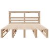vidaXL Cadru de pat fără saltea, 150x200 cm, lemn masiv pin