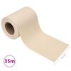 vidaXL Panou de intimitate grădină, crem, 35 x 0,19 m, PVC