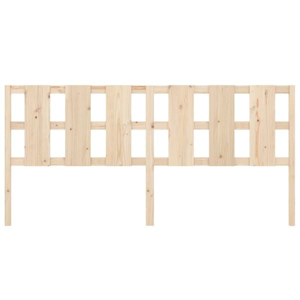 vidaXL Tăblie de pat, 205,5x4x100 cm, lemn masiv de pin