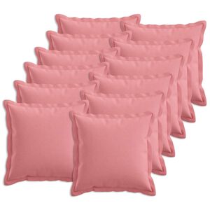 vidaXL Husă pentru pernă 12 buc. HOUTEN Roz 40 x 40 cm In sintetic