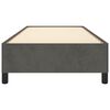 vidaXL Cadru de pat fără saltea, gri &icirc;nchis, 80x200 cm, catifea