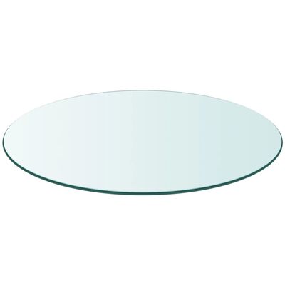 vidaXL Blat masă din sticlă securizată, rotund, 600 mm