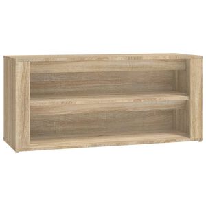 vidaXL Suport pantofi, stejar sonoma, 100x35x45 cm, lemn prelucrat