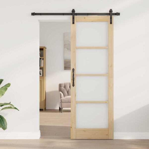 vidaXL Ușă glisantă ORKDAL natural 73,5 x 211 cm