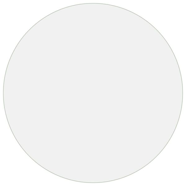vidaXL Folie de protecție masă, mat, Ø 90 cm, PVC, 1,6 mm