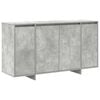 vidaXL Bufet Gri din beton 135 x 41 x 75 cm Lemn compozit