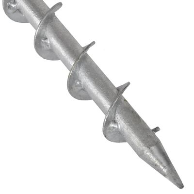 vidaXL Suport de umbrelă, 55 cm, oțel galvanizat