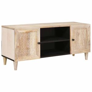 vidaXL Unități TV cu raft cu ușă Alb 105 x 33 x 46 cm Lemn compozit