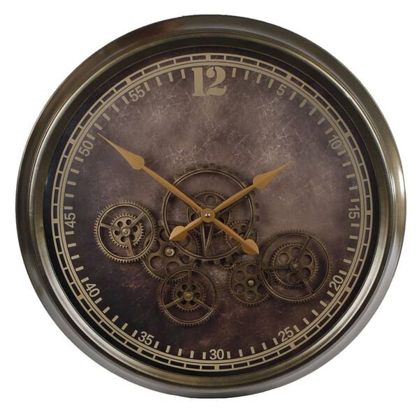 Gifts Amsterdam Ceas radar &bdquo;Vienna&rdquo;, auriu, metal, 62 cm