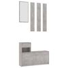 vidaXL Mobilă pentru hol, gri beton, 100 x 25 x 76,5 cm, PAL