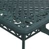 vidaXL Set mobilier de grădină, 5 piese, verde, aluminiu turnat