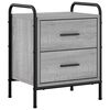 vidaXL Dulap de noapte Sonoma gri 40 x 30 x 50 cm Lemn prelucrat