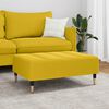 vidaXL Taburet, galben, 77x55x31 cm, catifea