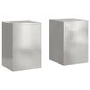 vidaXL Suport pentru plante 2 pcs Argintiu 24 x 24 x 35 cm