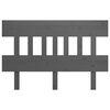 vidaXL Tăblie de pat, gri, 138,5x3x81 cm, lemn masiv de pin
